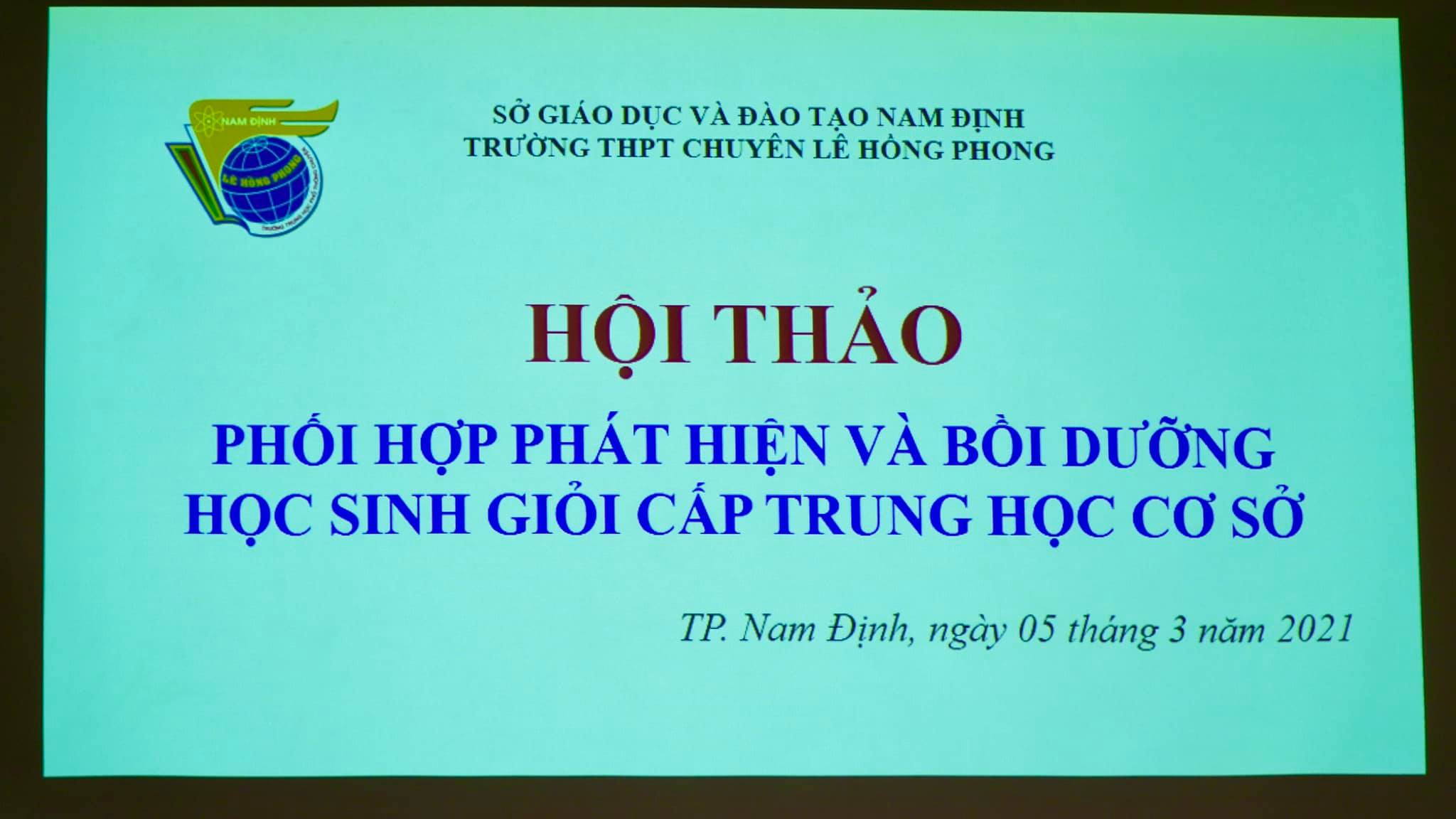 Hội thảo “Phối hợp phát hiện và bồi dưỡng HSG cấp THCS”