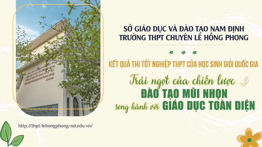 Kết quả thi tốt nghiệp THPT của Học sinh giỏi Quốc gia: "Trái ngọt của chiến lược đào tạo mũi nhọn song hành với giáo dục toàn diện"