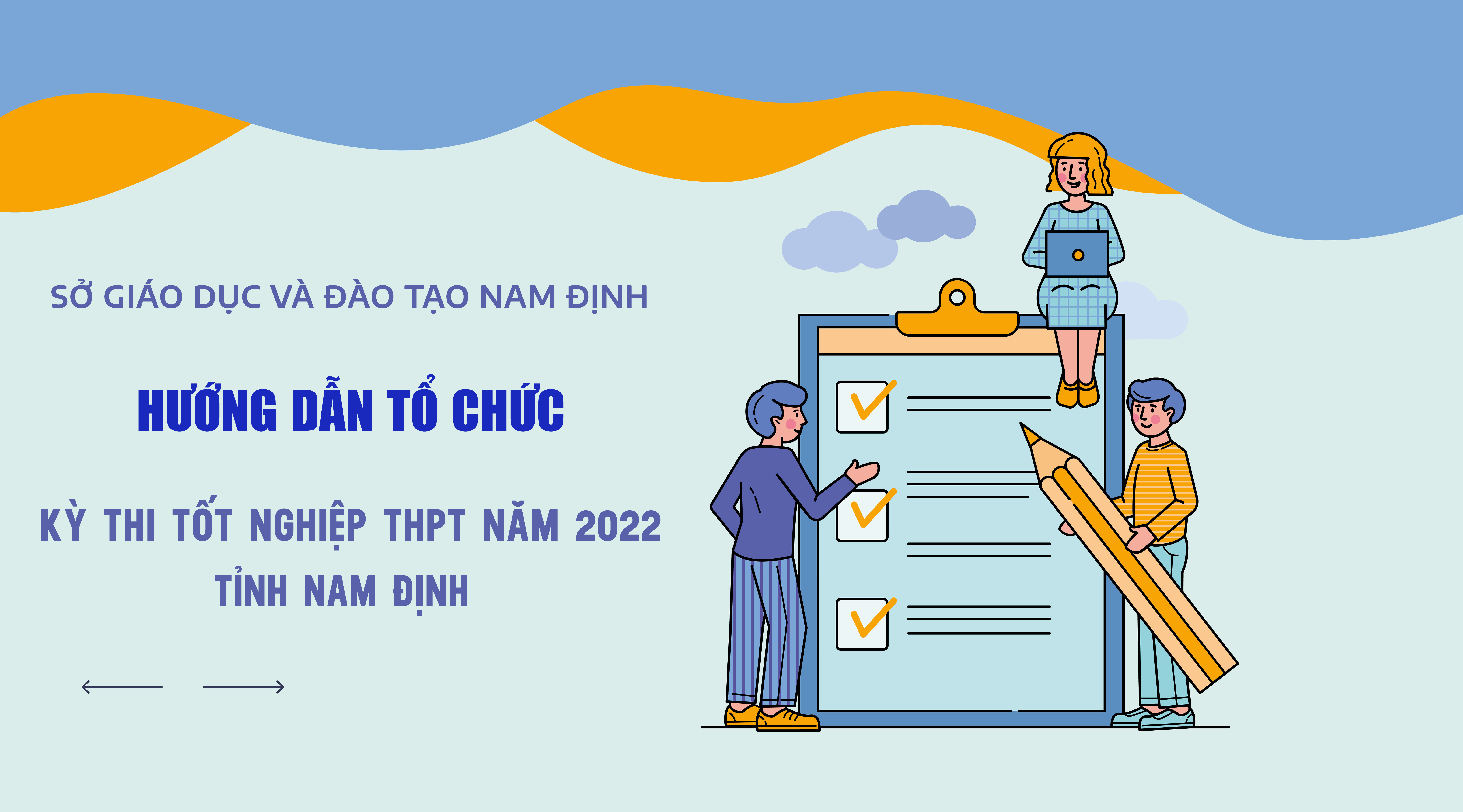 V/v hướng dẫn tổ chức Kỳ thi tốt nghiệp THPT năm 2022 tỉnh Nam Định