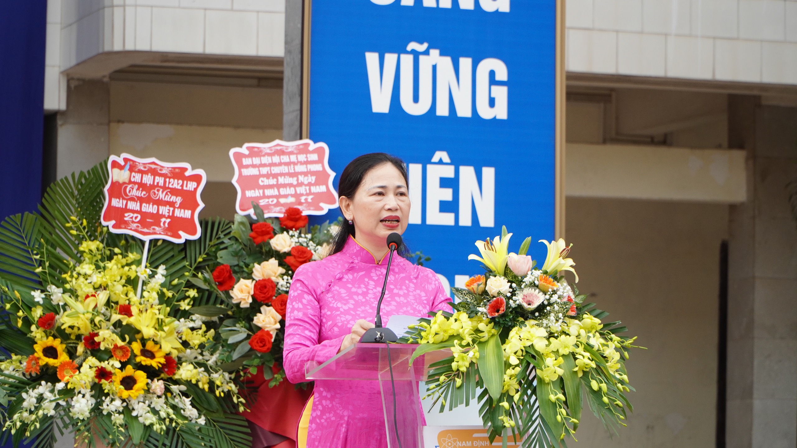 Diễn văn của Hiệu trưởng Kỷ niệm 40 năm Ngày Nhà Giáo Việt Nam