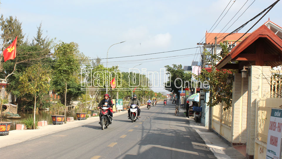 Nam Định phát triển giao thông nông thôn