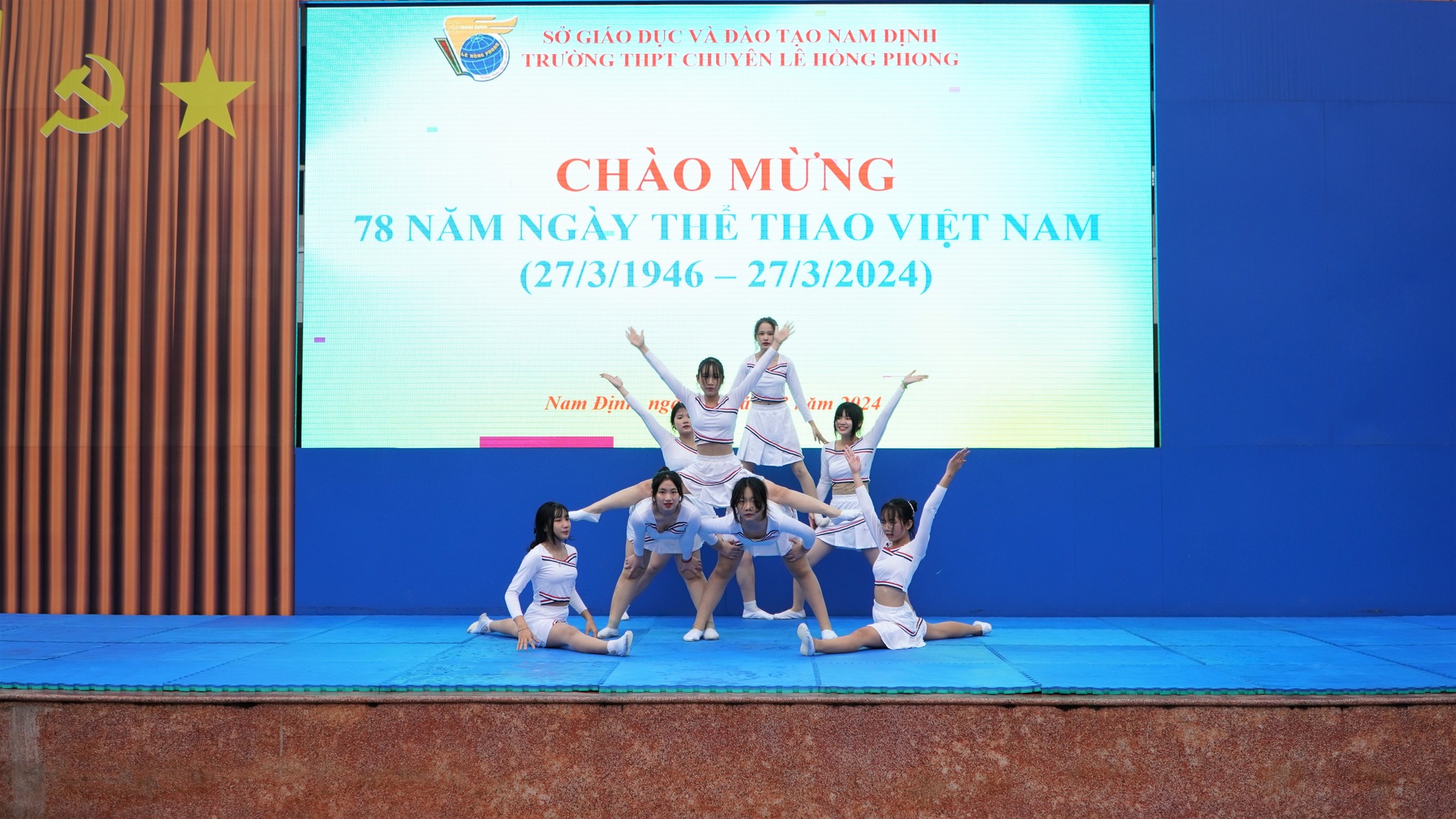 Trường THPT chuyên Lê Hồng Phong tổ chức các hoạt động chào mừng 78 năm Ngày Thể thao Việt Nam (27/3/1946 – 27/3/2024)