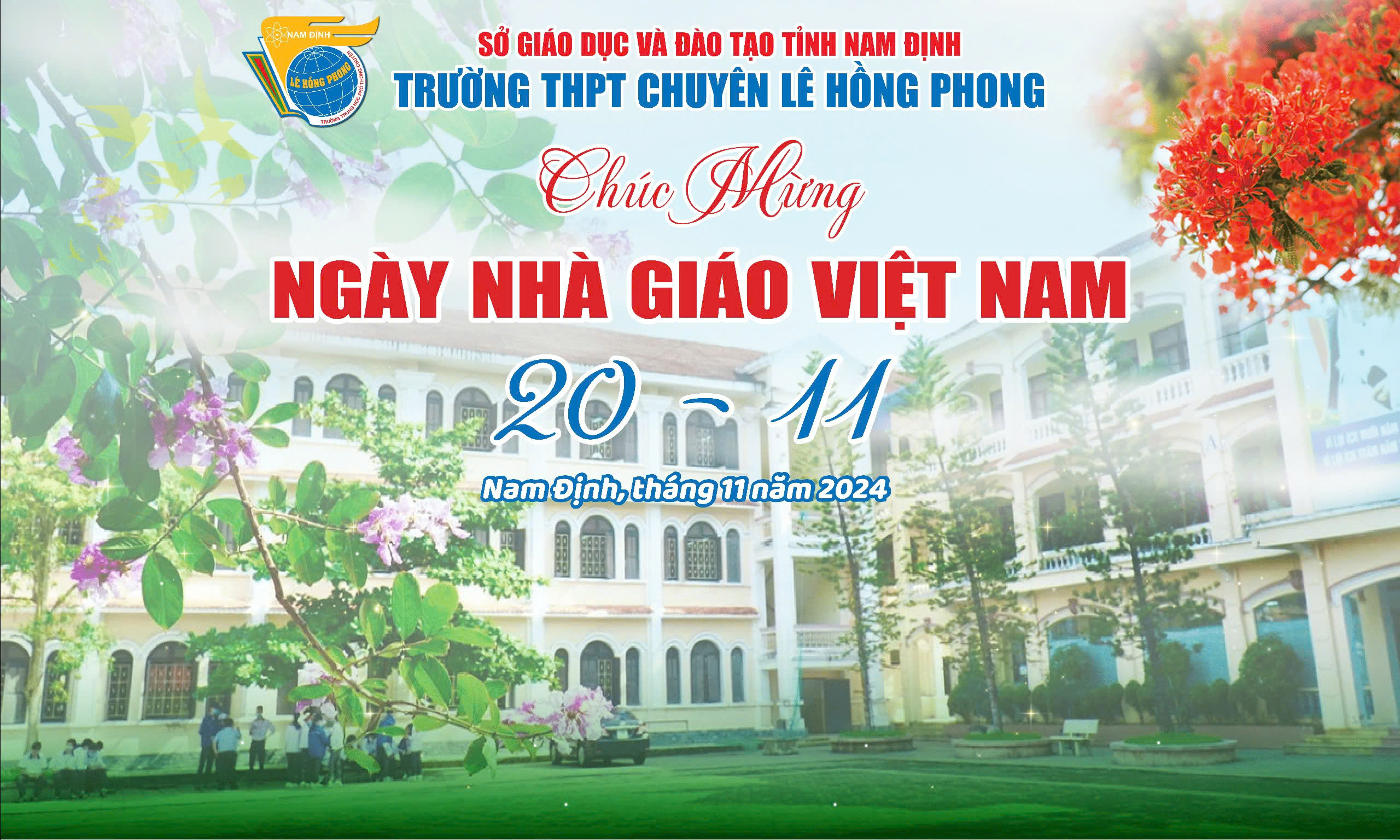 GẶP MẶT GIAO LƯU  GIỮA CÁC THẾ HỆ CÁN BỘ GIÁO VIÊN NHÂN VIÊN NHÀ TRƯỜNG  NHÂN KỶ NIỆM 42 NĂM NGÀY NHÀ GIÁO VIỆT NAM (20/11/1982 - 20/11/2024)