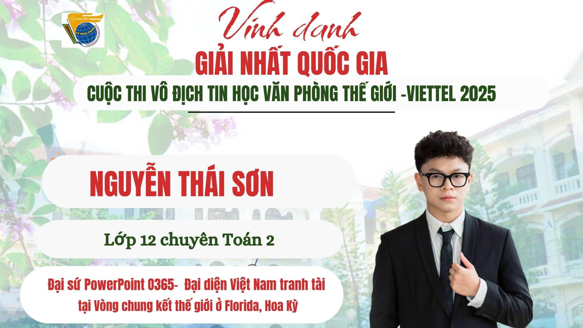 Học sinh chuyên Lê Hồng Phong tiếp tục đăng quang vô địch quốc gia MOSWC 2025 - Vinh dự đại diện Việt Nam tranh tài tại Hoa Kỳ