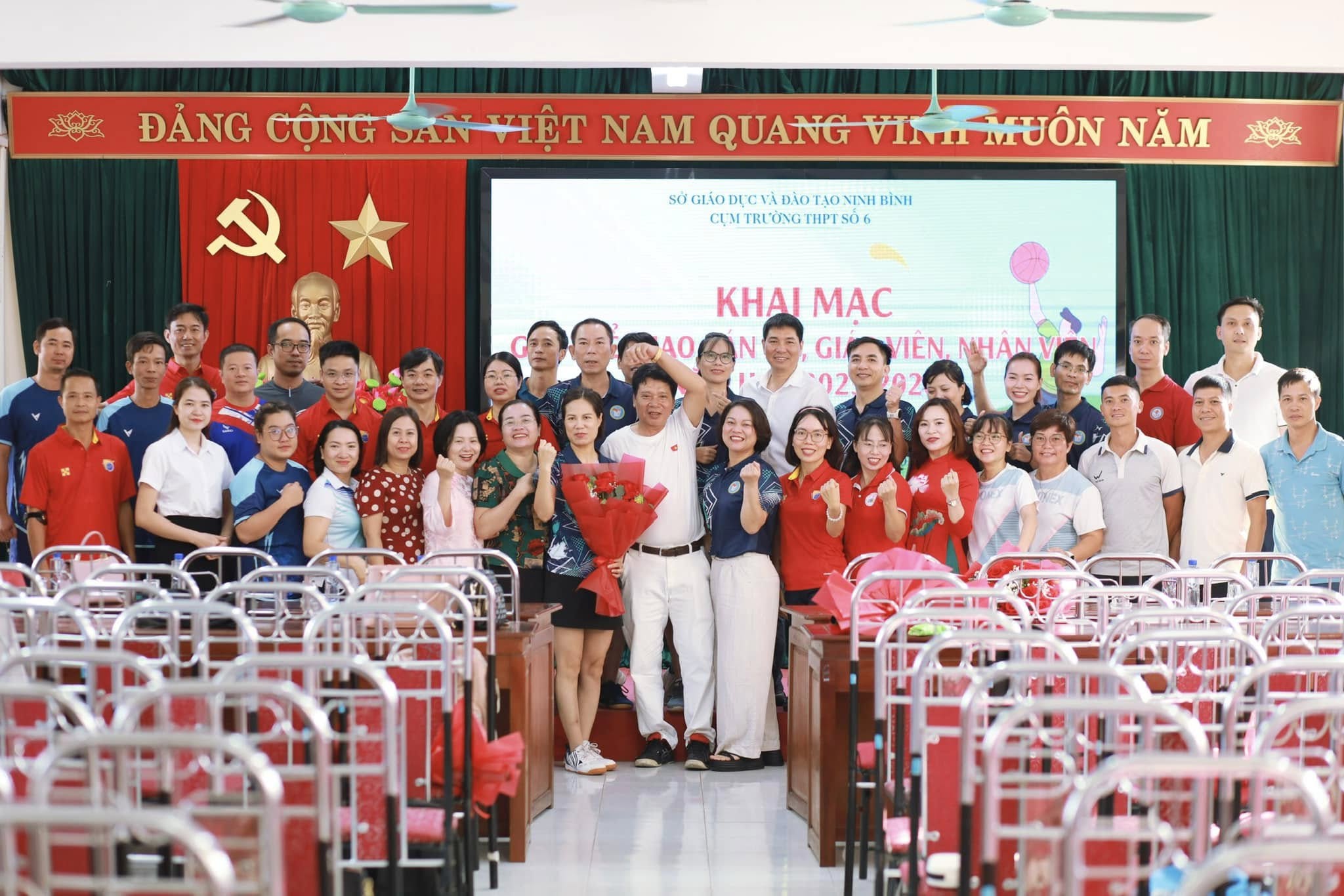 Khai mạc Giải thể thao cán bộ, giáo viên, nhân viên Cụm Trường THPT số 6 – năm học 2025–2026