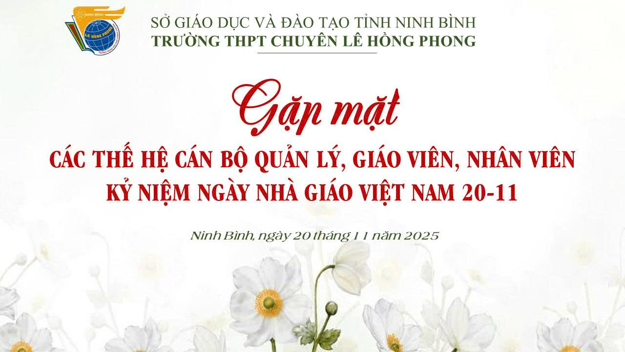 Gặp mặt các thế hệ cán bộ quản lý, giáo viên, nhân viên nhân dịp kỷ niệm 43 năm ngày Nhà giáo Việt Nam 20-11