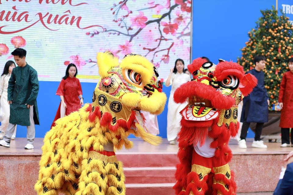 Chào Xuân Bính Ngọ 2026 – Họa sắc tân xuân rực rỡ tại Trường THPT chuyên Lê Hồng Phong