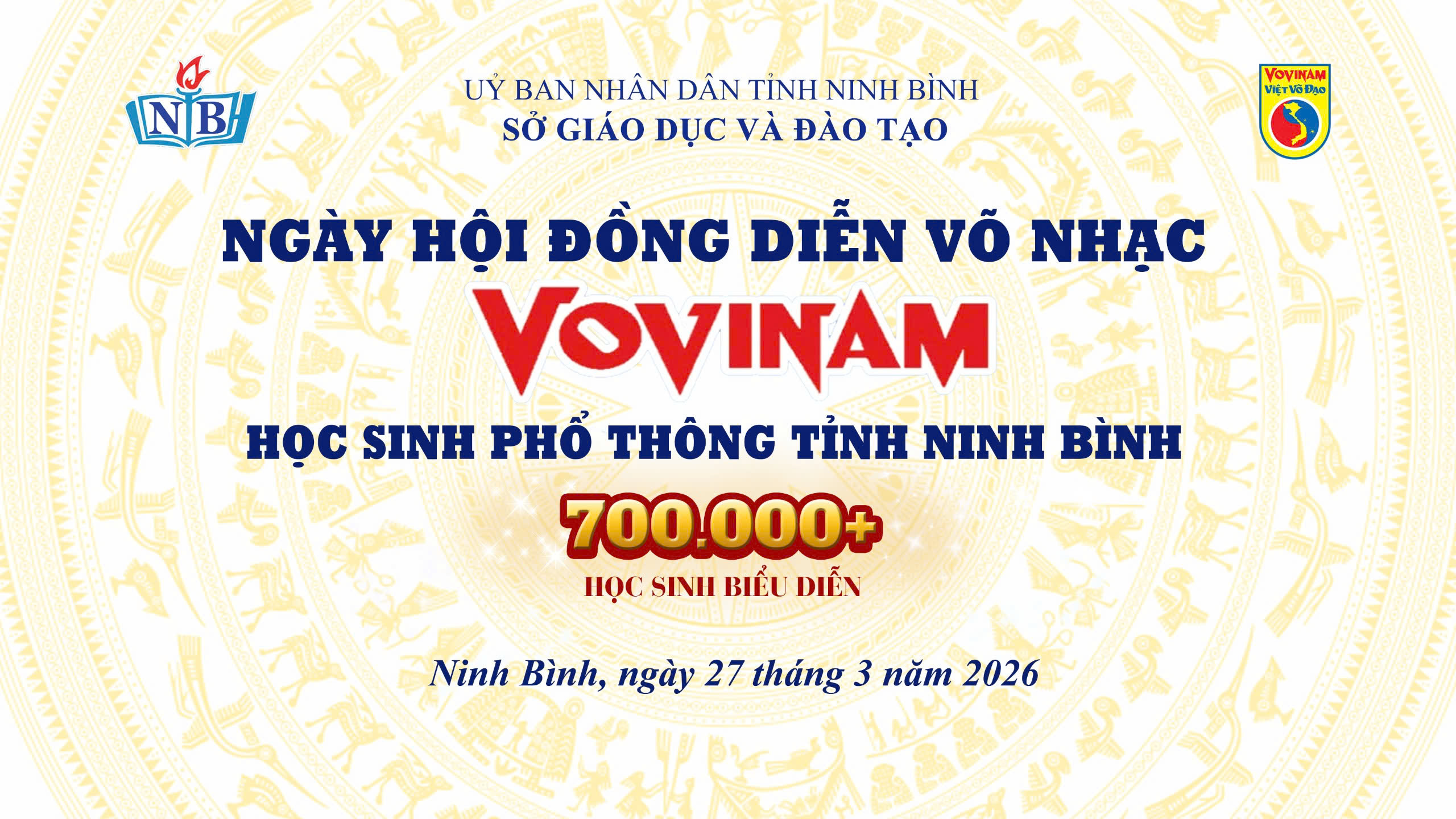 Hào khí Đông A vang dội - Học sinh Lê Hồng Phong hưởng ứng ngày hội võ nhạc Vovinam