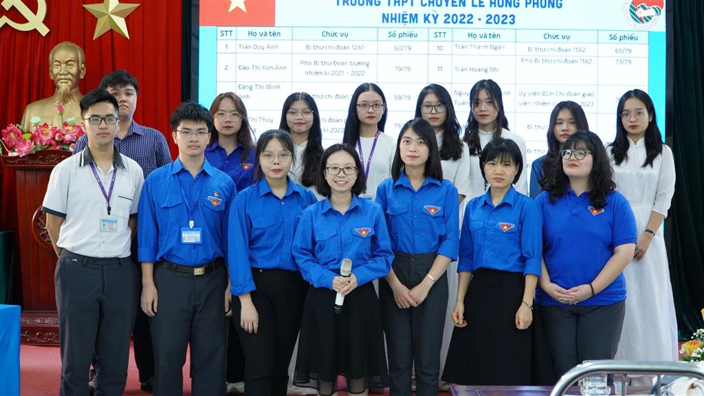 Đại hội đại biểu Đoàn TNCS HCM trường THPT chuyên Lê Hồng Phong nhiệm kì 2022 - 2023