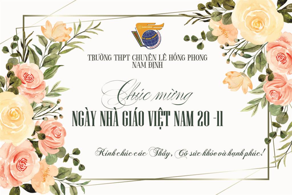 Chúc mừng ngày Nhà giáo Việt Nam 20/11